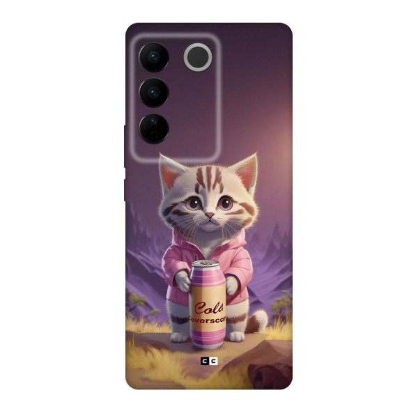 Cat Holding Can Back Case for Vivo V27