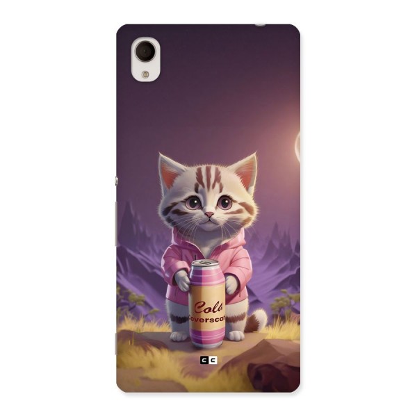 Cat Holding Can Back Case for Xperia M4 Aqua