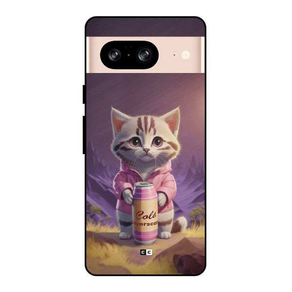 Cat Holding Can Metal Back Case for Google Pixel 8