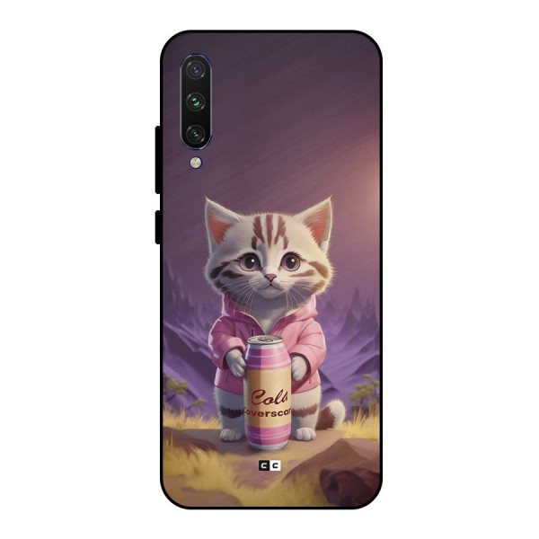 Cat Holding Can Metal Back Case for Mi A3