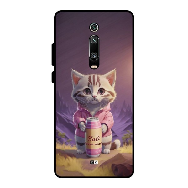 Cat Holding Can Metal Back Case for Redmi K20 Pro