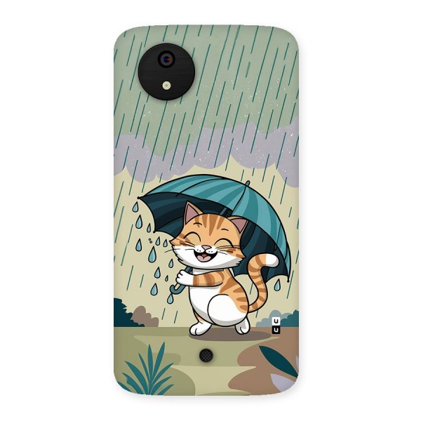 Cat In Rain Back Case for Canvas A1  AQ4501