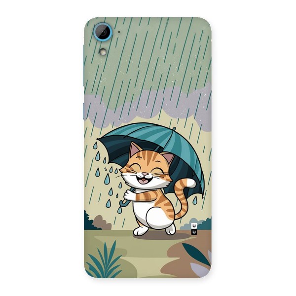 Cat In Rain Back Case for Desire 826