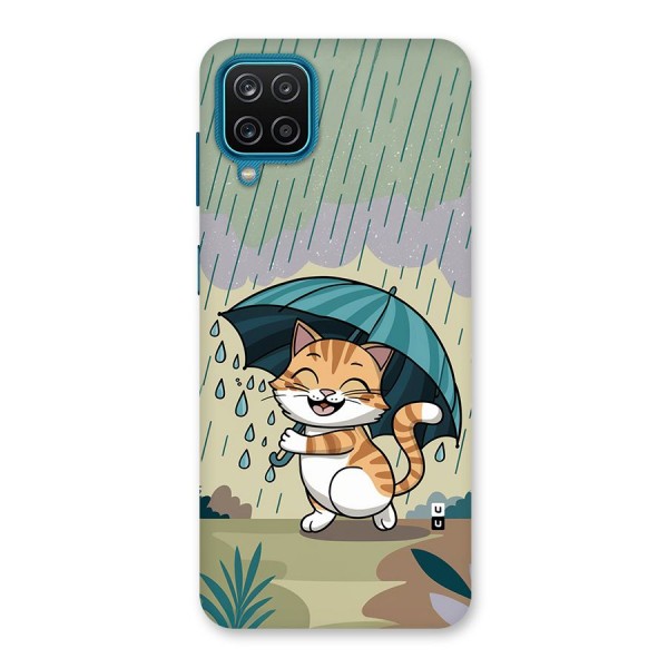 Cat In Rain Back Case for Galaxy M12