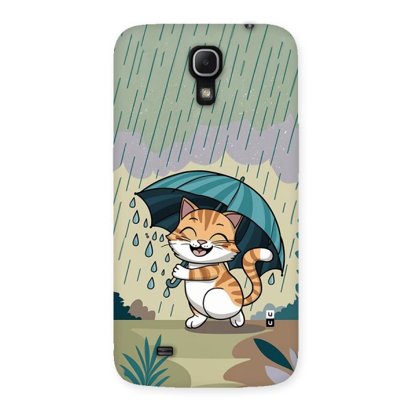 Cat In Rain Back Case for Galaxy Mega 6.3