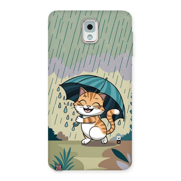 Cat In Rain Back Case for Galaxy Note 3