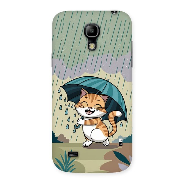 Cat In Rain Back Case for Galaxy S4 Mini