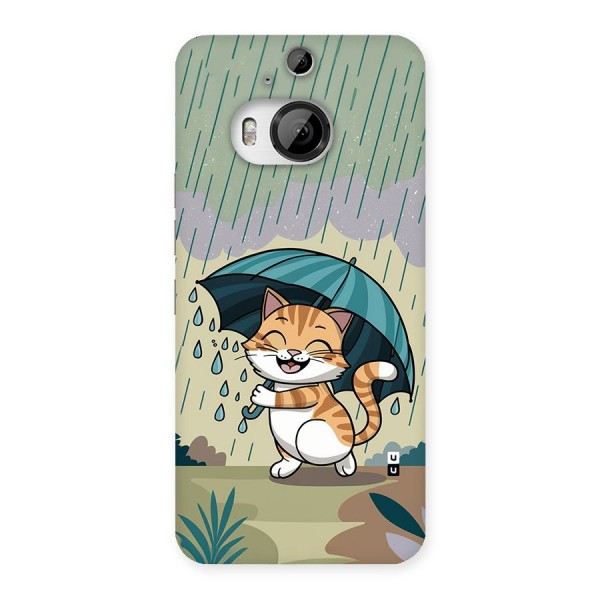 Cat In Rain Back Case for HTC One M9 Plus