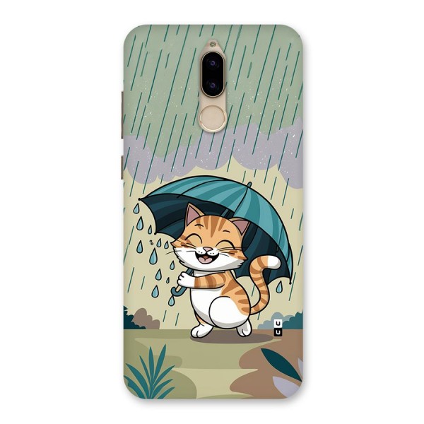 Cat In Rain Back Case for Honor 9i