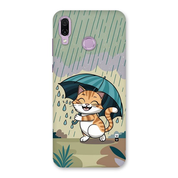 Cat In Rain Back Case for Honor Play