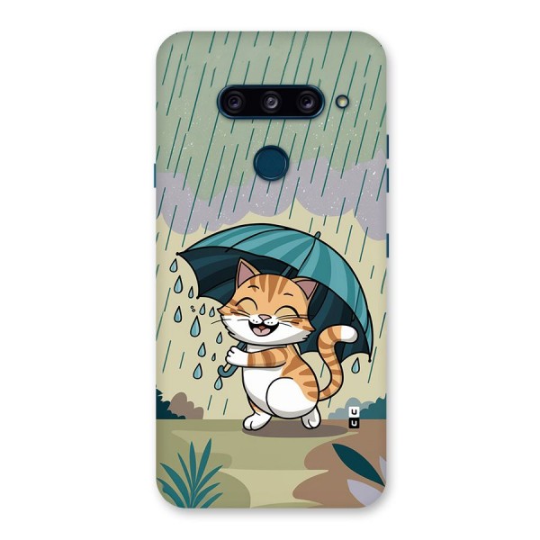 Cat In Rain Back Case for LG  V40 ThinQ