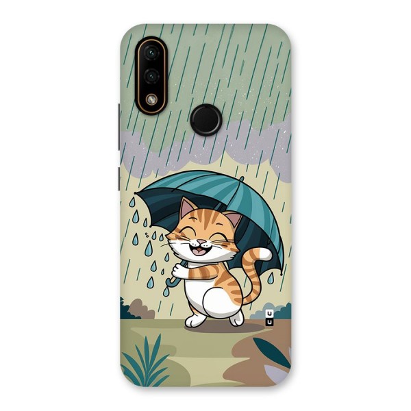 Cat In Rain Back Case for Lenovo A6 Note