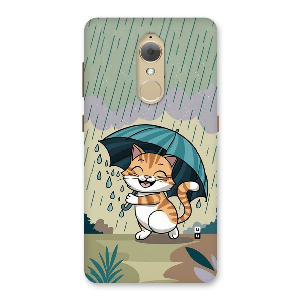 Cat In Rain Back Case for Lenovo K8