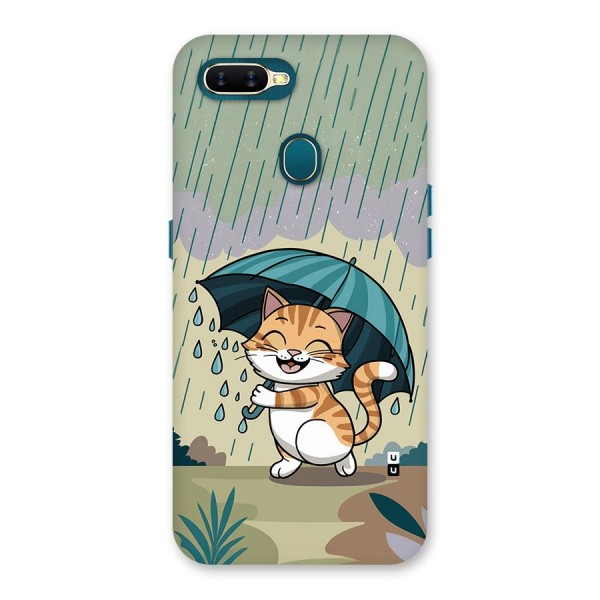 Cat In Rain Back Case for Oppo A11k