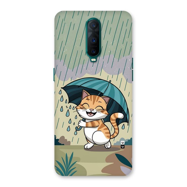 Cat In Rain Back Case for Oppo R17 Pro