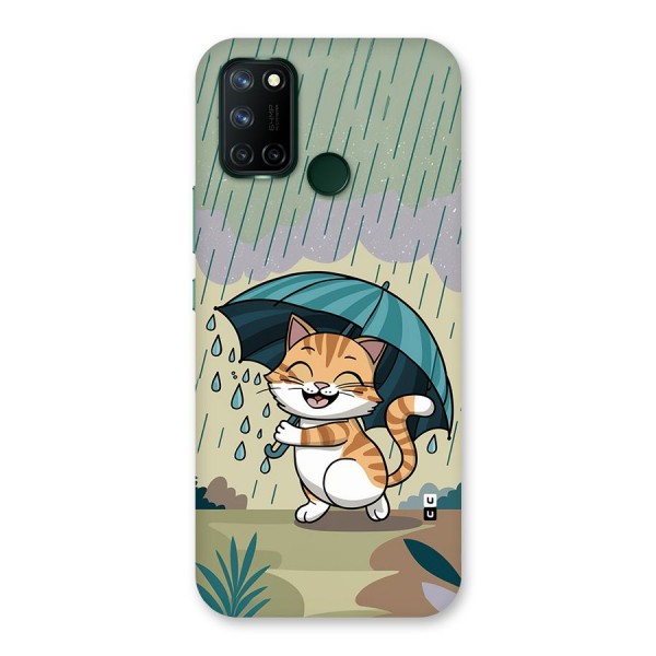 Cat In Rain Back Case for Realme C17