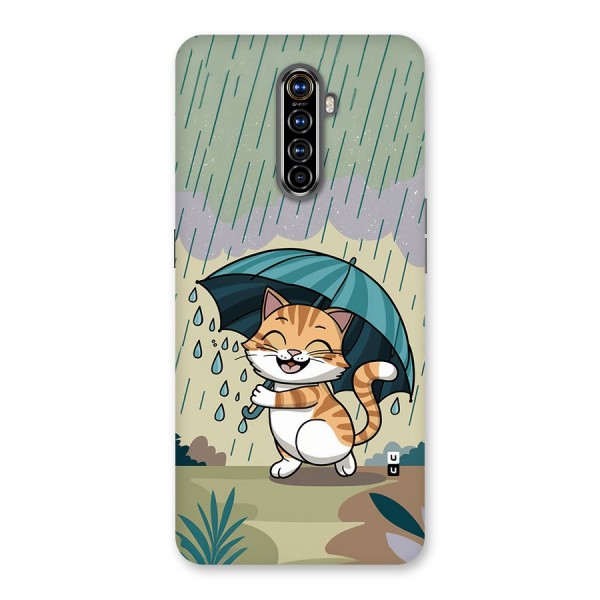 Cat In Rain Back Case for Realme X2 Pro