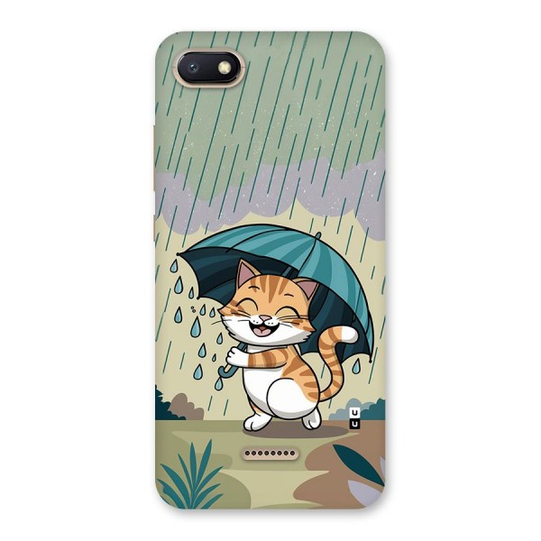 Cat In Rain Back Case for Redmi 6A