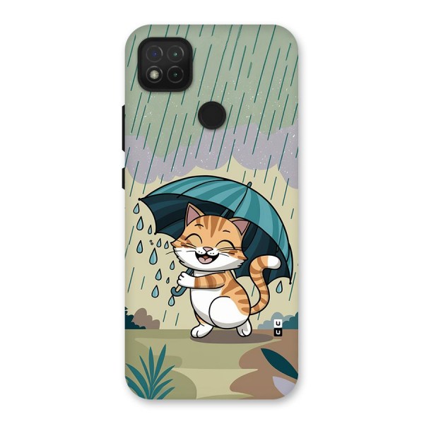 Cat In Rain Back Case for Redmi 9C