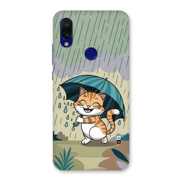 Cat In Rain Back Case for Redmi Y3