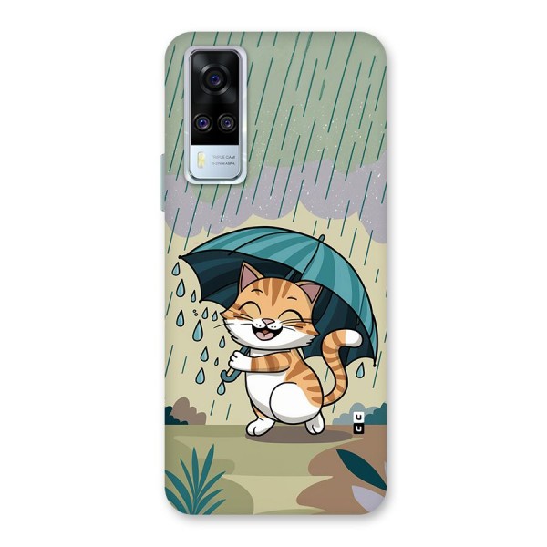 Cat In Rain Back Case for Vivo Y51