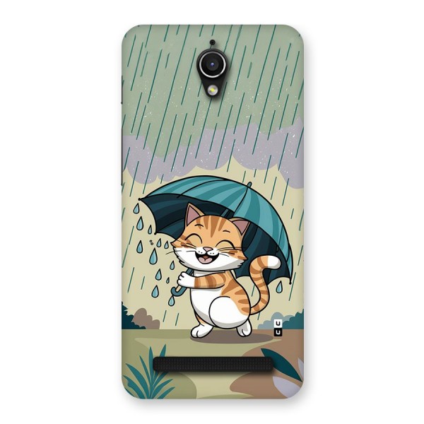 Cat In Rain Back Case for Zenfone Go