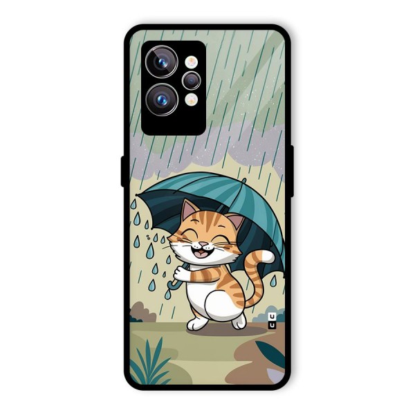 Cat In Rain Glass Back Case for Realme GT2 Pro