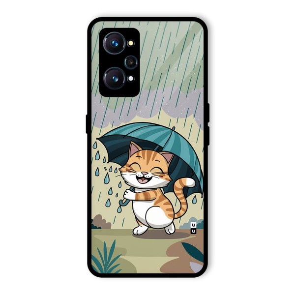 Cat In Rain Glass Back Case for Realme GT 2