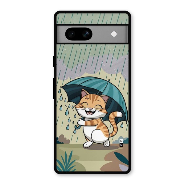 Cat In Rain Metal Back Case for Google Pixel 7a