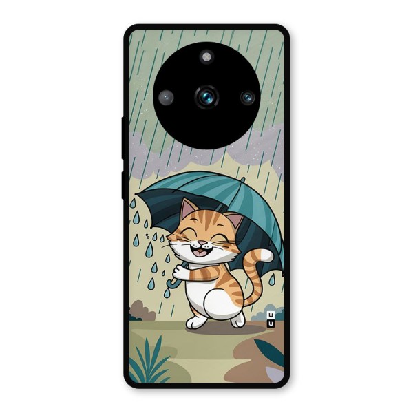 Cat In Rain Metal Back Case for Realme 11 Pro