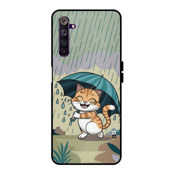 Cat In Rain Metal Back Case for Realme 6 Pro