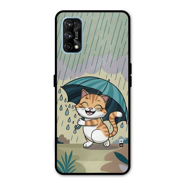 Cat In Rain Metal Back Case for Realme 7 Pro