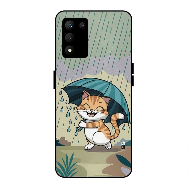 Cat In Rain Metal Back Case for realme 9 5G SE