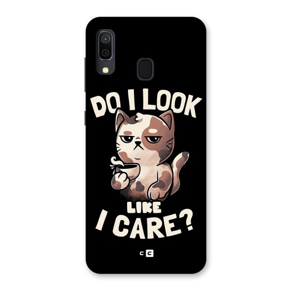 Cat Look Like Care Back Case for Galaxy A20