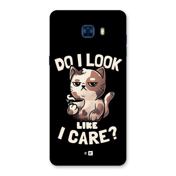 Cat Look Like Care Back Case for Galaxy C7 Pro