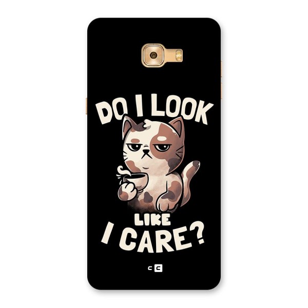 Cat Look Like Care Back Case for Galaxy C9 Pro