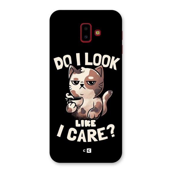 Cat Look Like Care Back Case for Galaxy J6 Plus