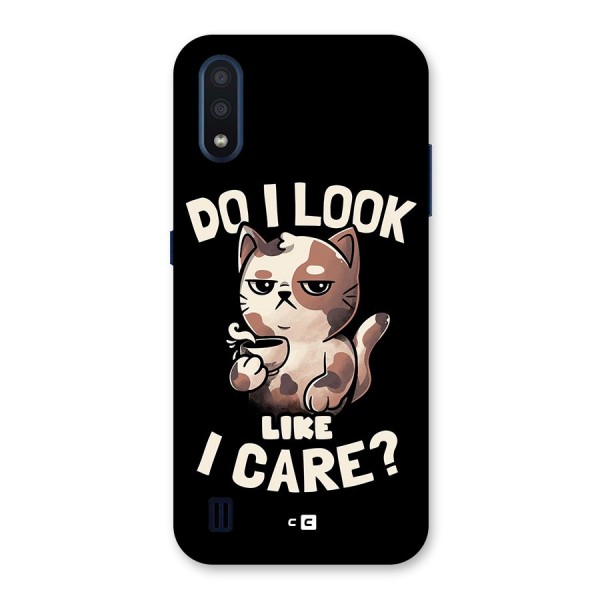 Cat Look Like Care Back Case for Galaxy M01