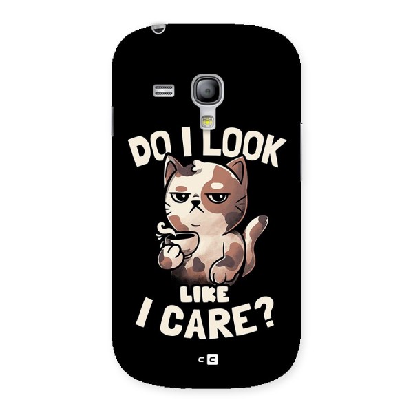 Cat Look Like Care Back Case for Galaxy S3 Mini