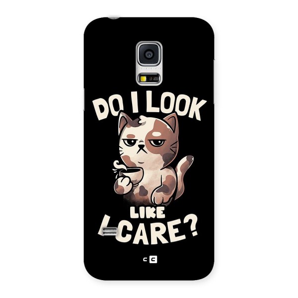 Cat Look Like Care Back Case for Galaxy S5 Mini