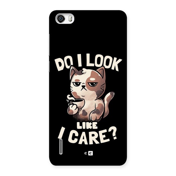 Cat Look Like Care Back Case for Honor 6