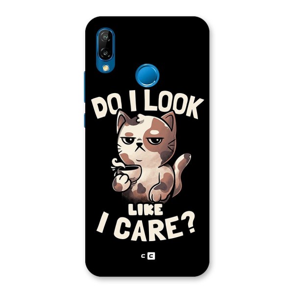 Cat Look Like Care Back Case for Huawei P20 Lite