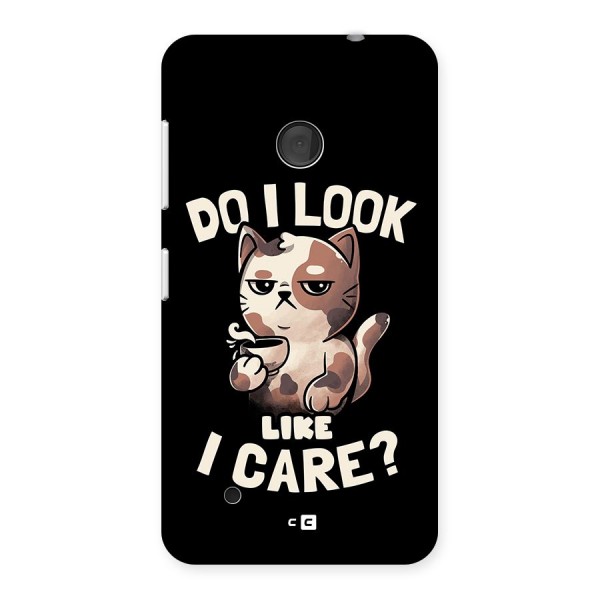 Cat Look Like Care Back Case for Lumia 530