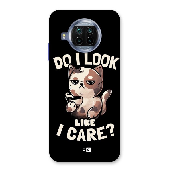 Cat Look Like Care Glass Back Case for Mi 10i