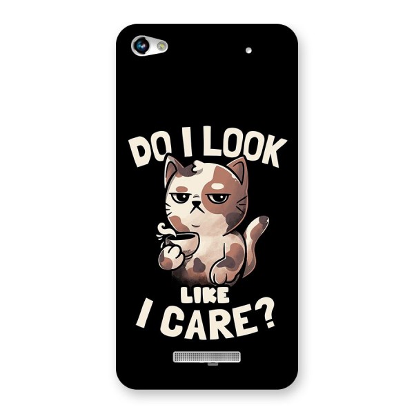 Cat Look Like Care Back Case for Micromax Hue 2