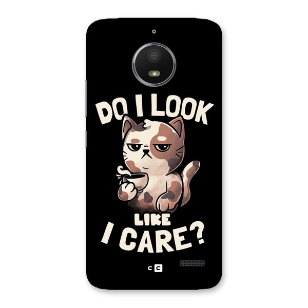 Cat Look Like Care Back Case for Moto E4