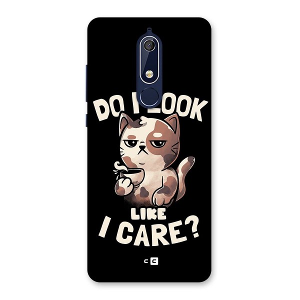 Cat Look Like Care Back Case for Nokia 5.1