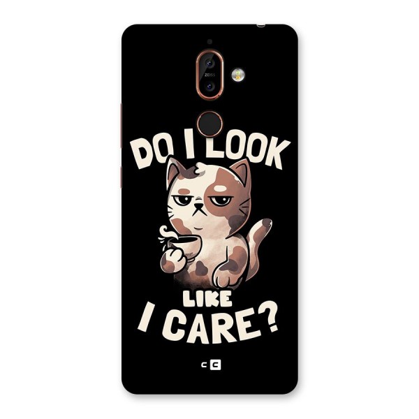 Cat Look Like Care Back Case for Nokia 7 Plus