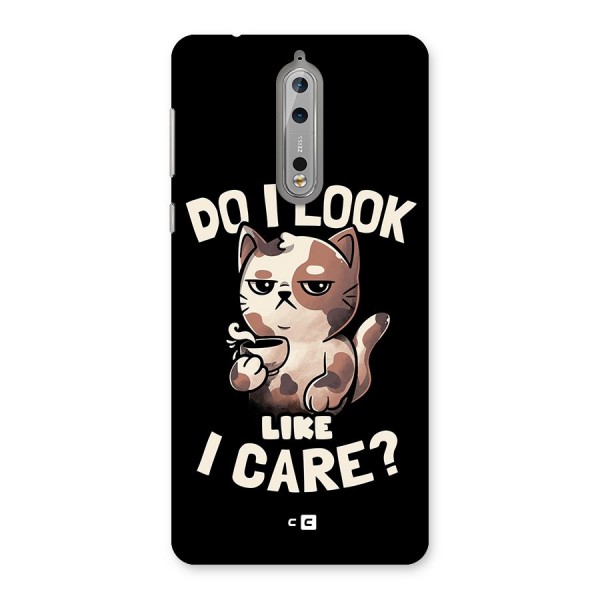 Cat Look Like Care Back Case for Nokia 8