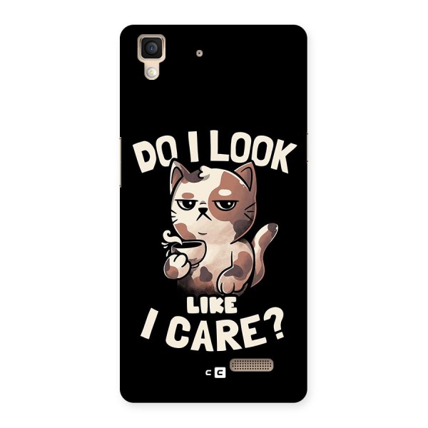 Cat Look Like Care Back Case for Oppo R7